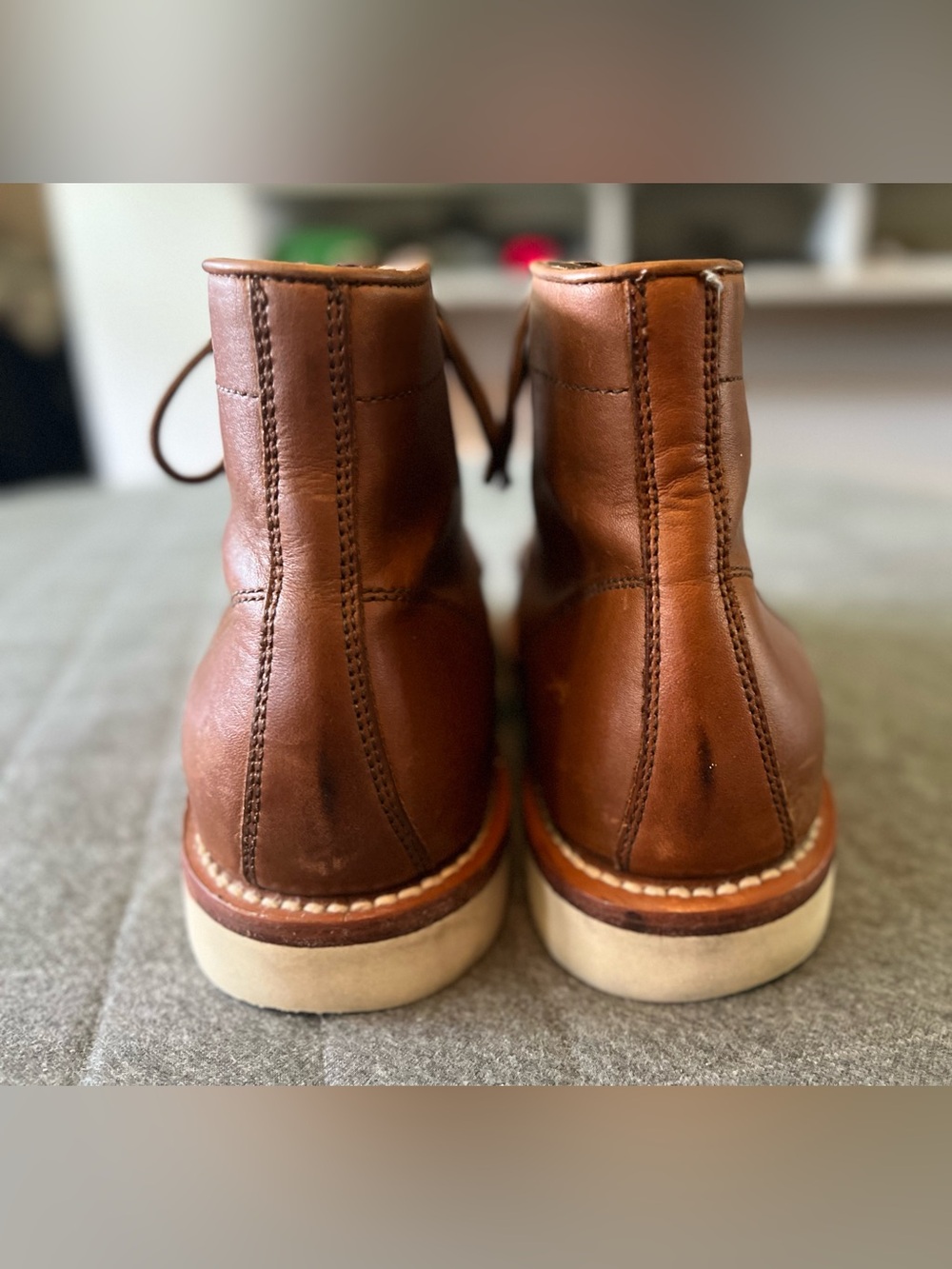 THURSDAY BOOT COMPANY Sz 11.5 Diplomat Brown Leather Boots Orig $200 Exc Cond - Picture 11 of 11